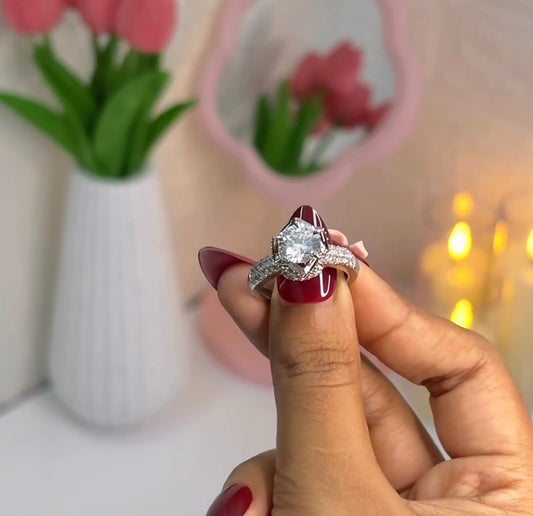 4 Adjustable RIngs Diamonds