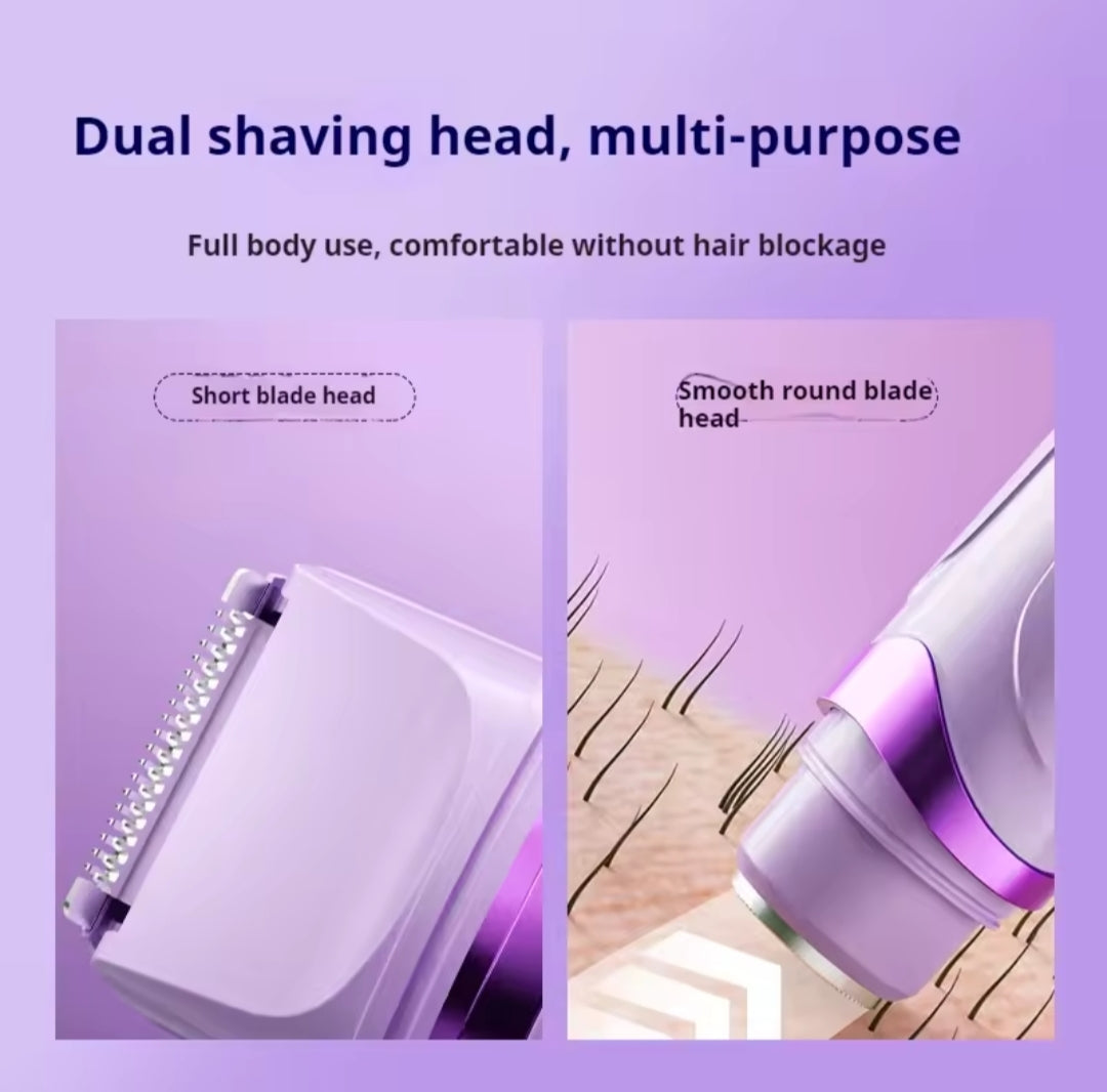 2in1 Electric Razor for Women Painless Hair Removal