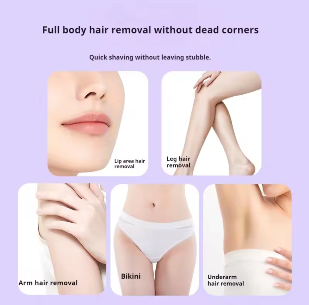 2in1 Electric Razor for Women Painless Hair Removal