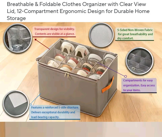 Shoe Storage Box Organizer