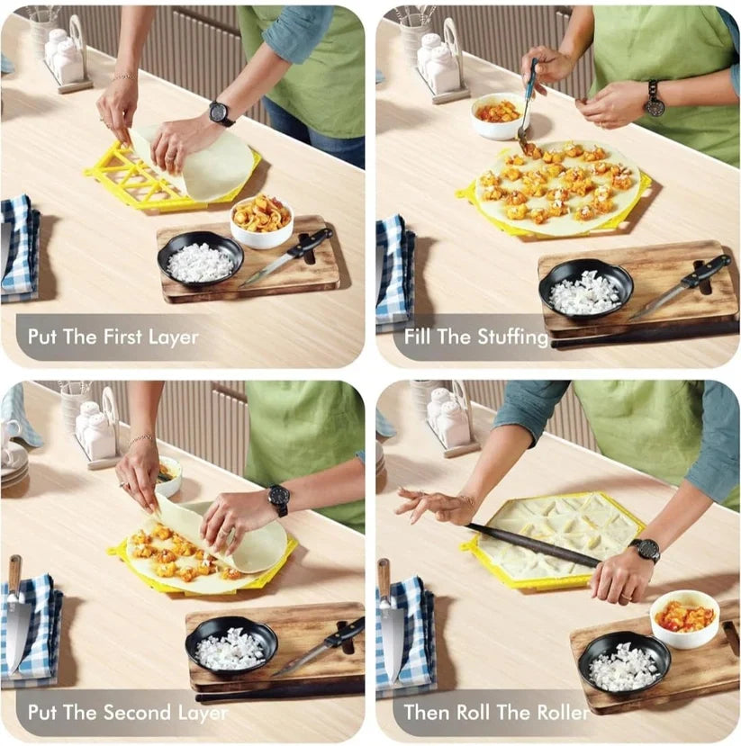 24 in 1 Unbreakable Samosa Maker (Allow To Open)