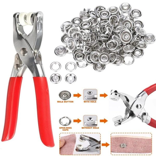 Metal Button Press Tool